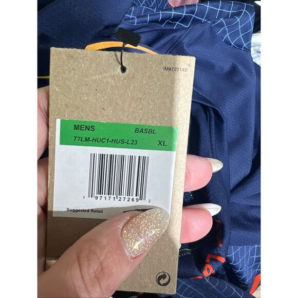 Nike NWT Houston Astros Navy City Connect Limited DriFit Jersey XL - Picture 6 of 6